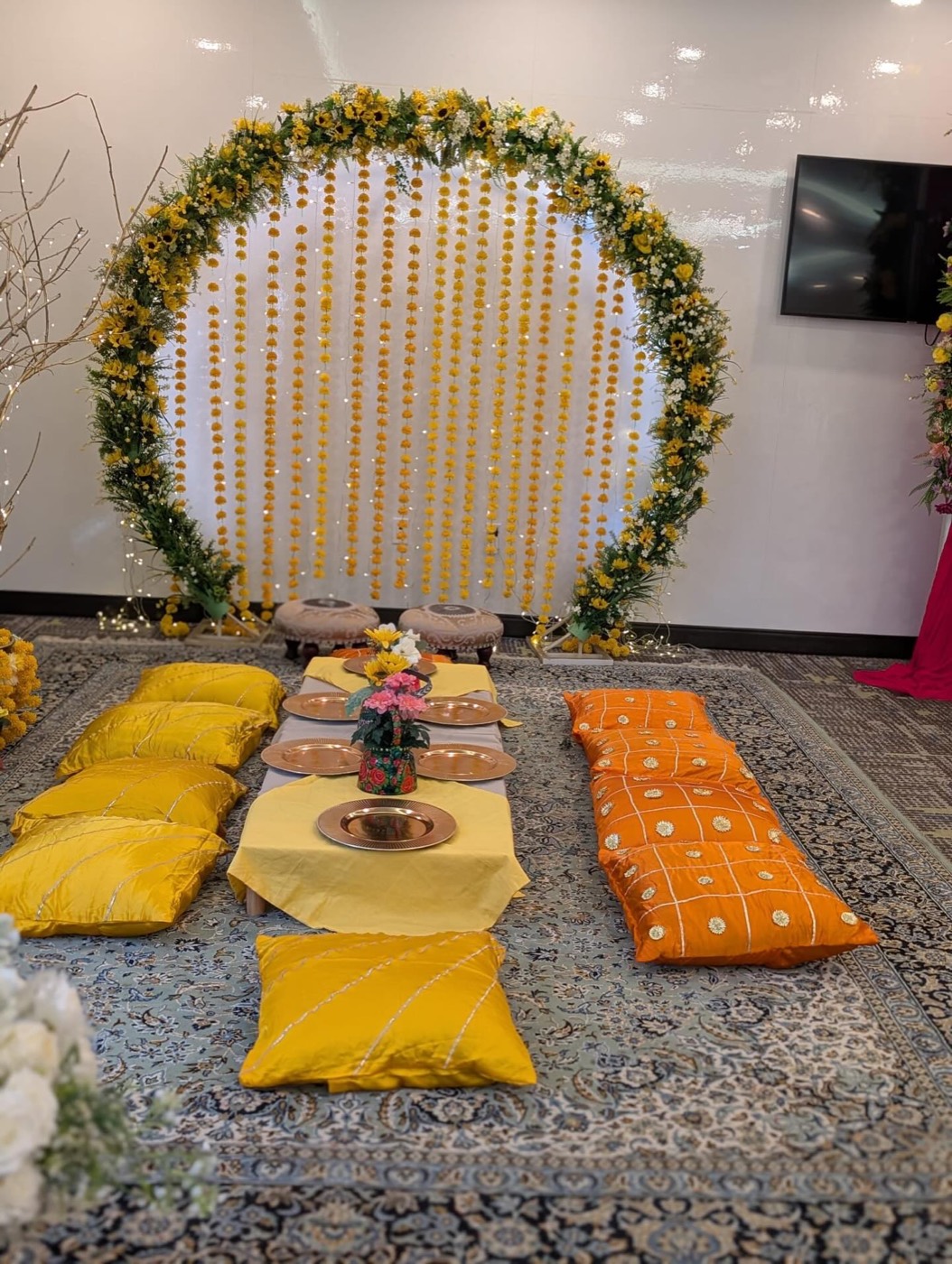 Engagement décor in Ottawa by Events by Faya