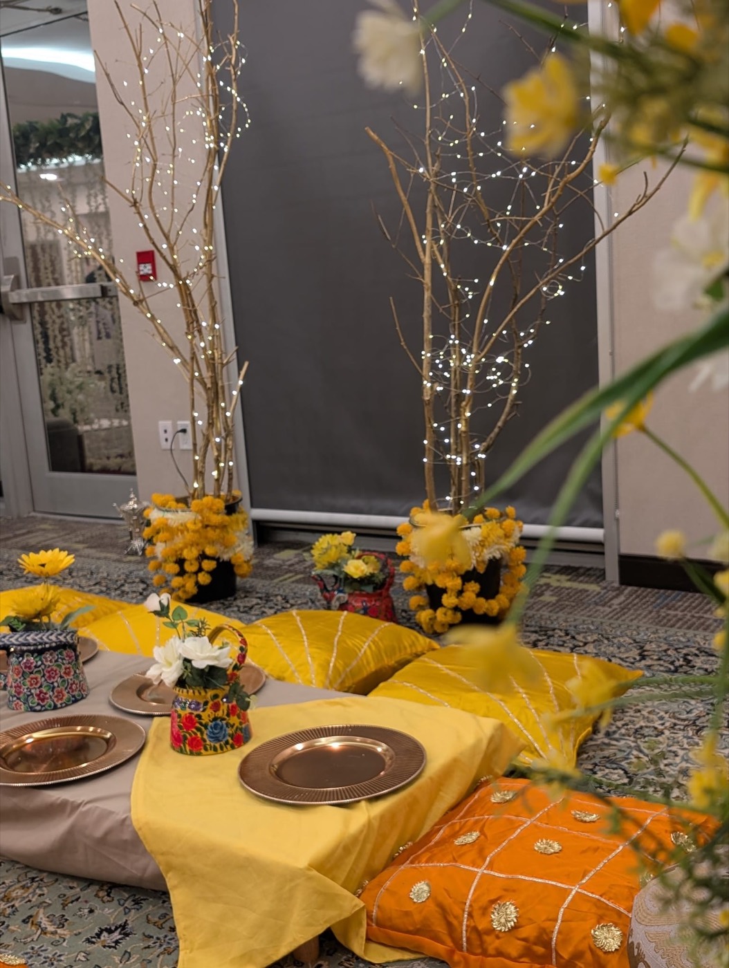 Sangeet décor in Ottawa by Events by Faya