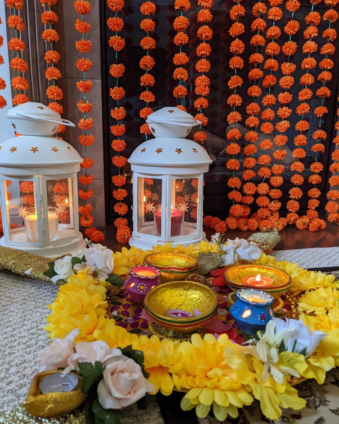 Orange Marigold Decor — Faya